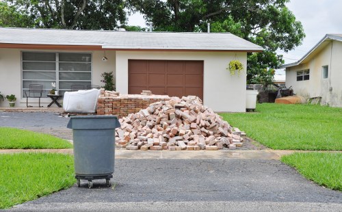 Environmentally friendly waste disposal with builders skips